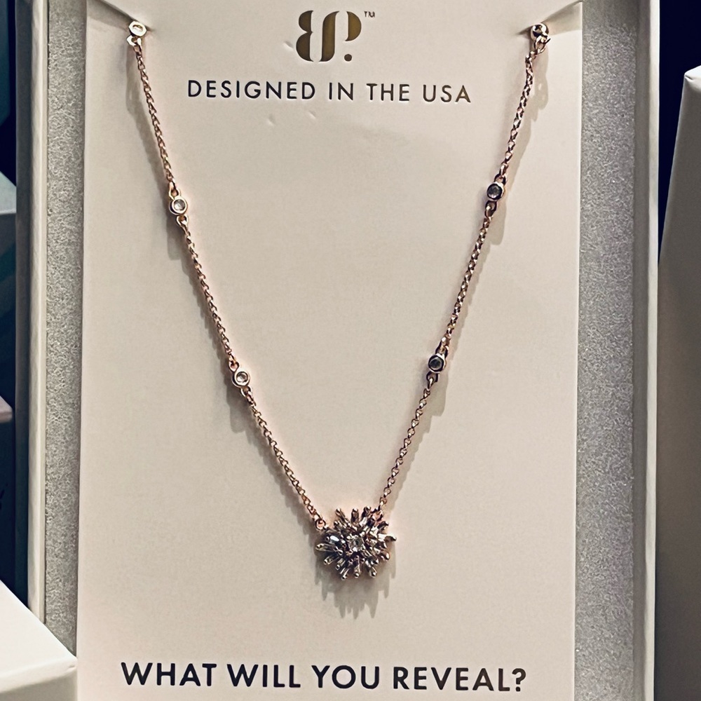BP Lumina Collection Luxe Liaison Rose Gold Necklace NK22178
